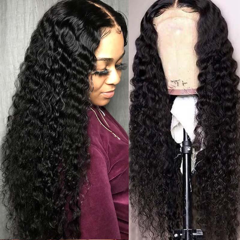 13x4 Lace Front Deep Wave Human Hair Wig