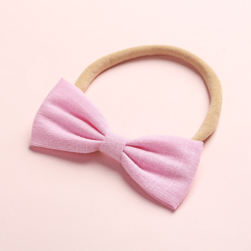 Girl's Bow Hair Tie / Headband 6 Pcs Set