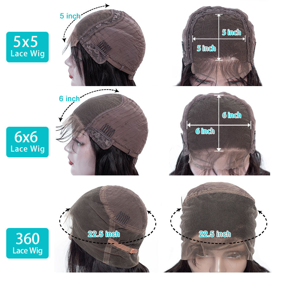 Transparent HD Lace Brazilian Hair Wig