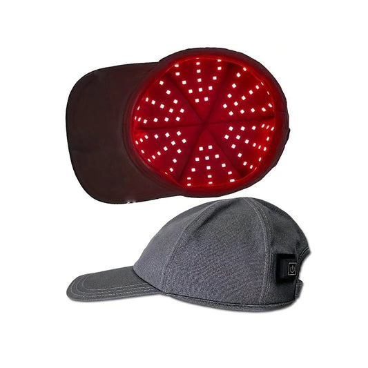 Smart Fitness Device for Hair Growth 3-Wavelength LED Red Light Cap Therapy 470nm 660nm 850nm Effective Hat Device