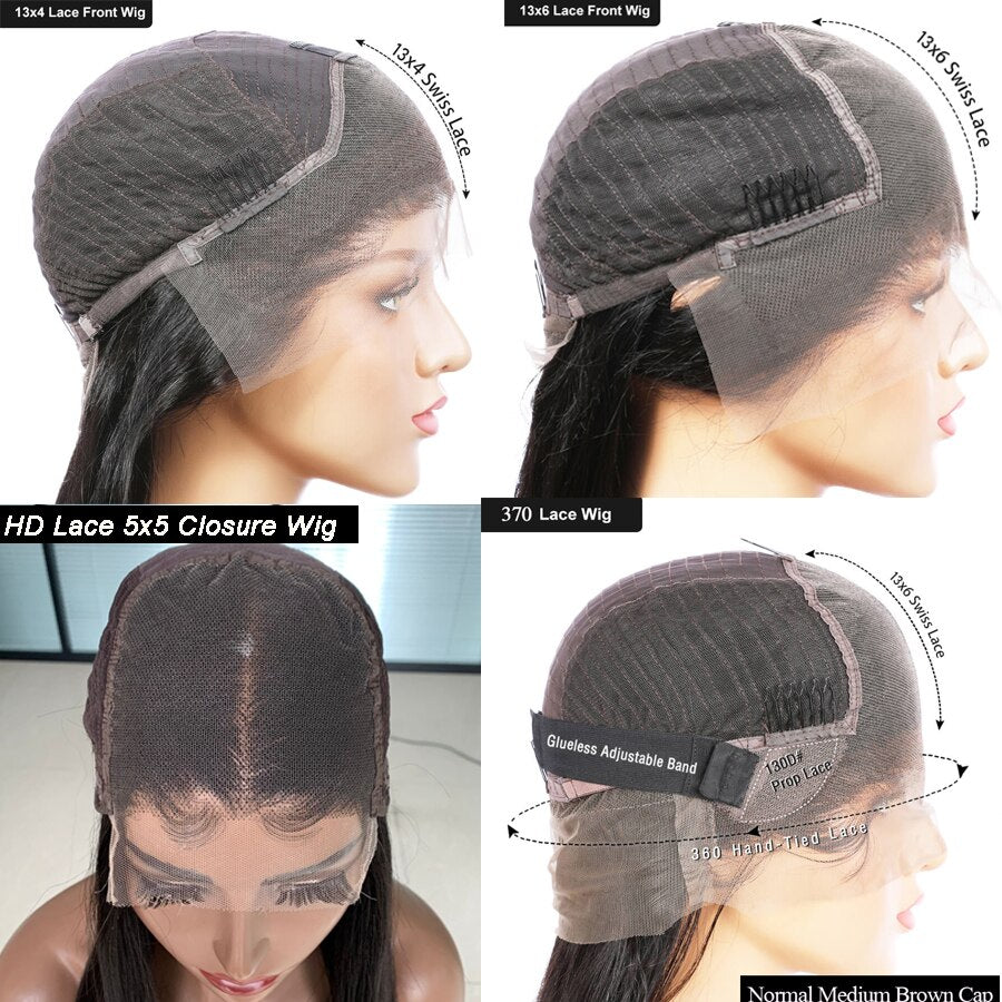 13x6 Lace Front Straight Human Hair Wig